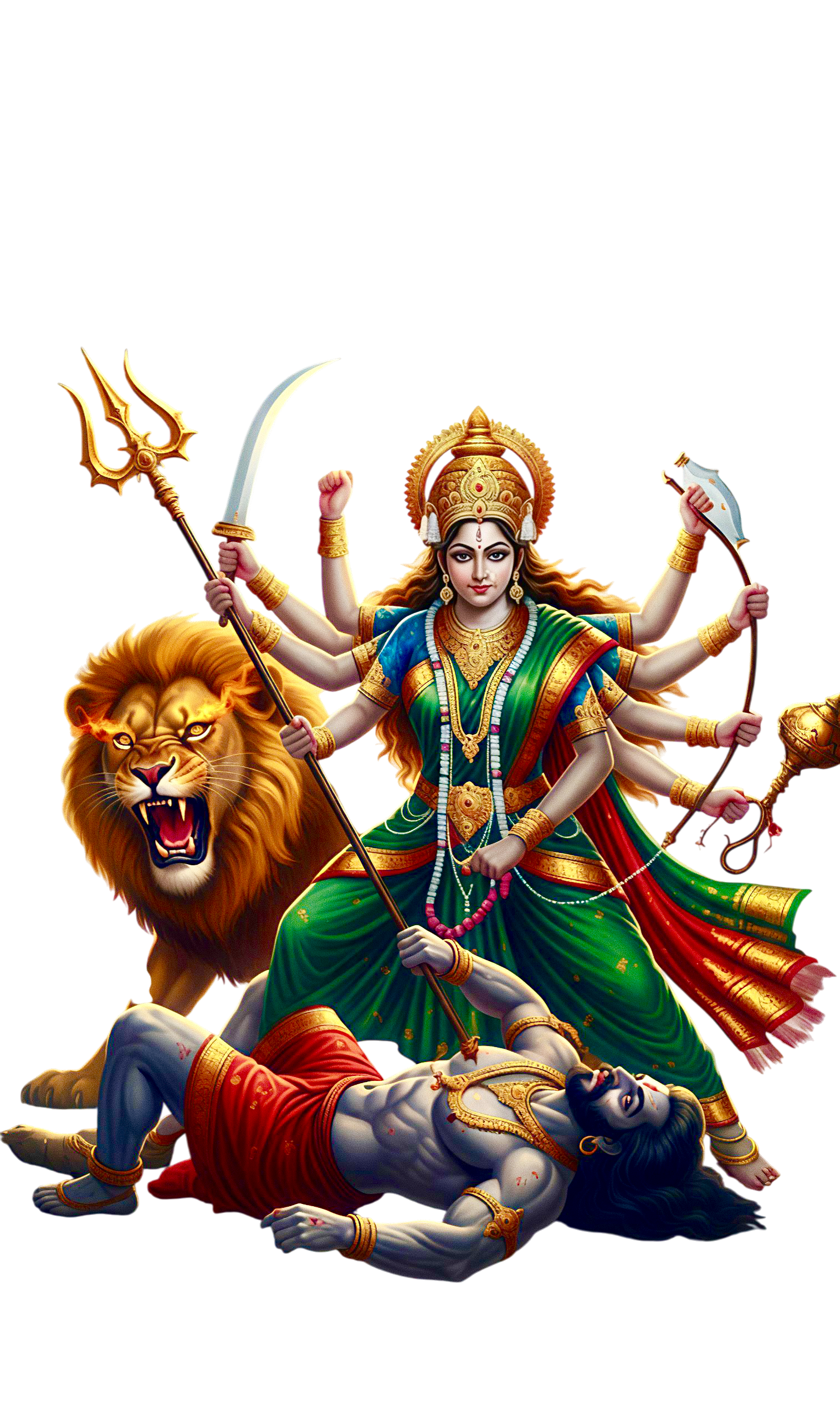 Durga Ji HD PNG Image (7)