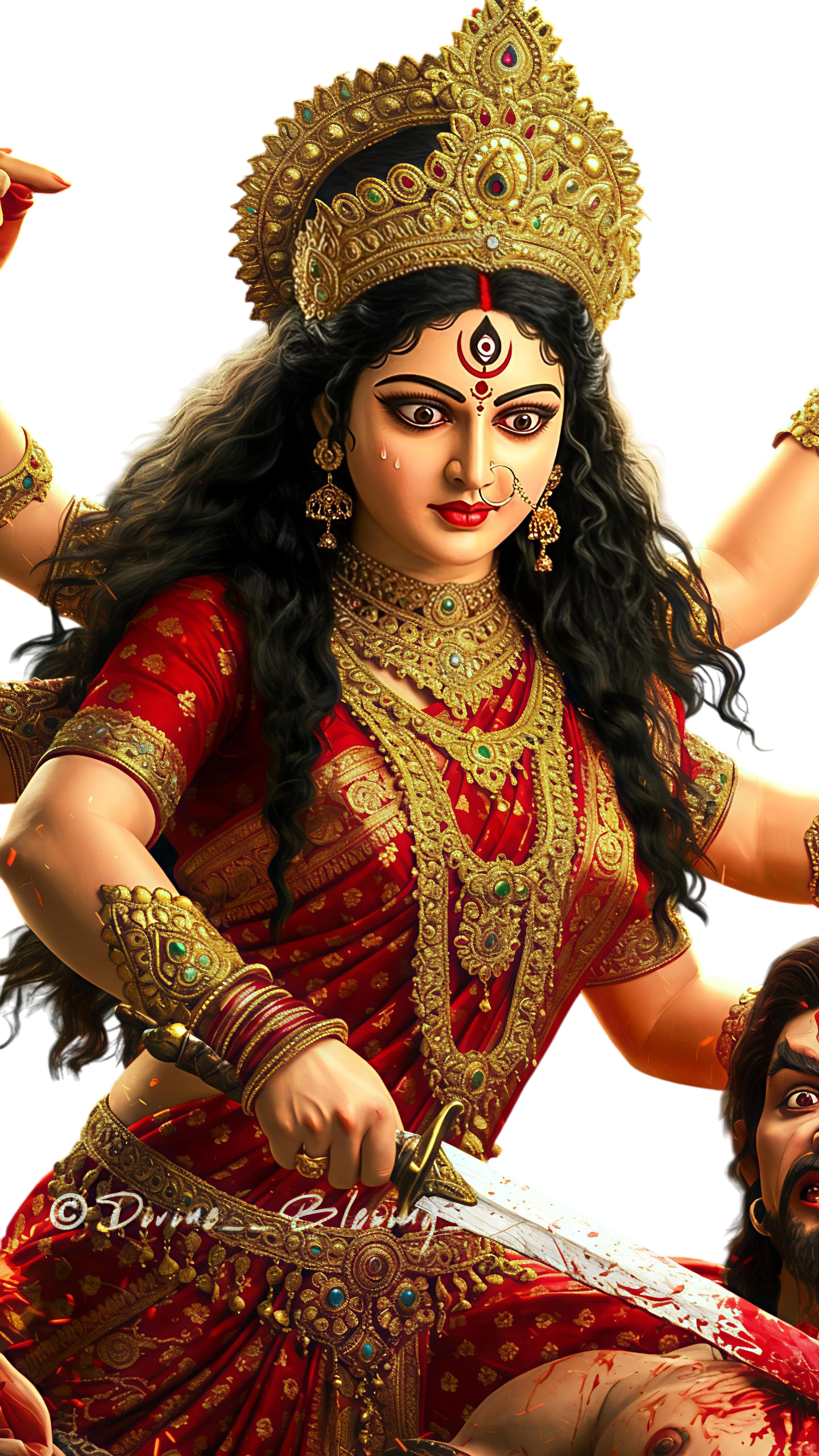 Durga Ji HD PNG Image (5)