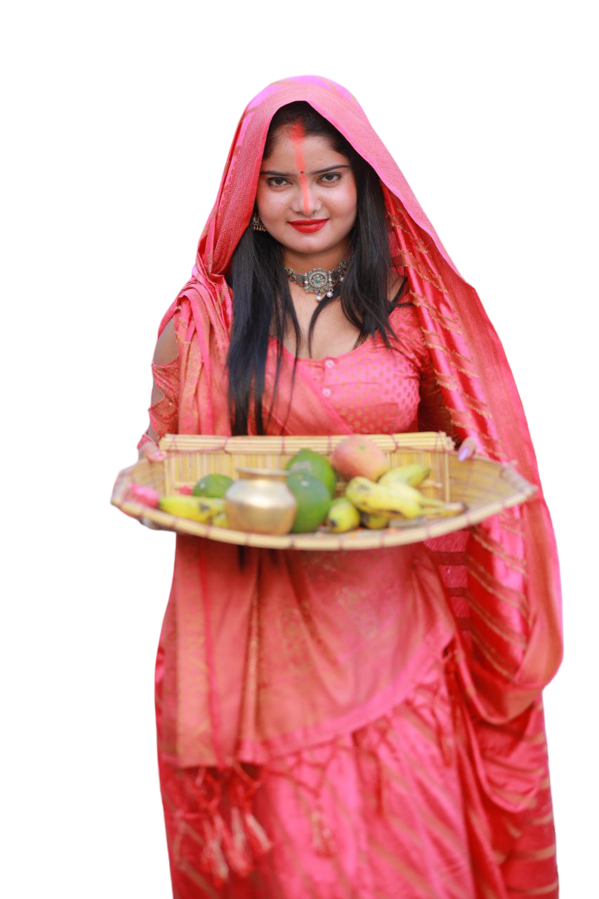 Bihari Woman In Chhath
