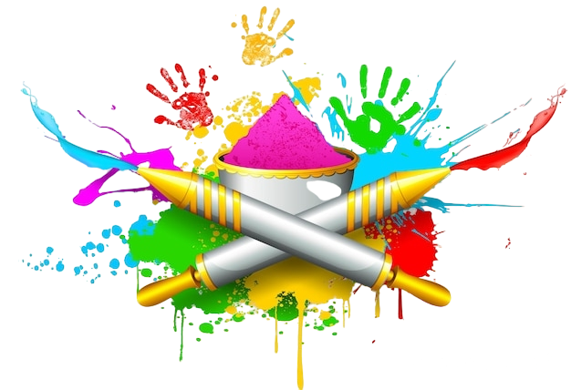 Holi Special Clip Art For Bhojpuri Poster (2)