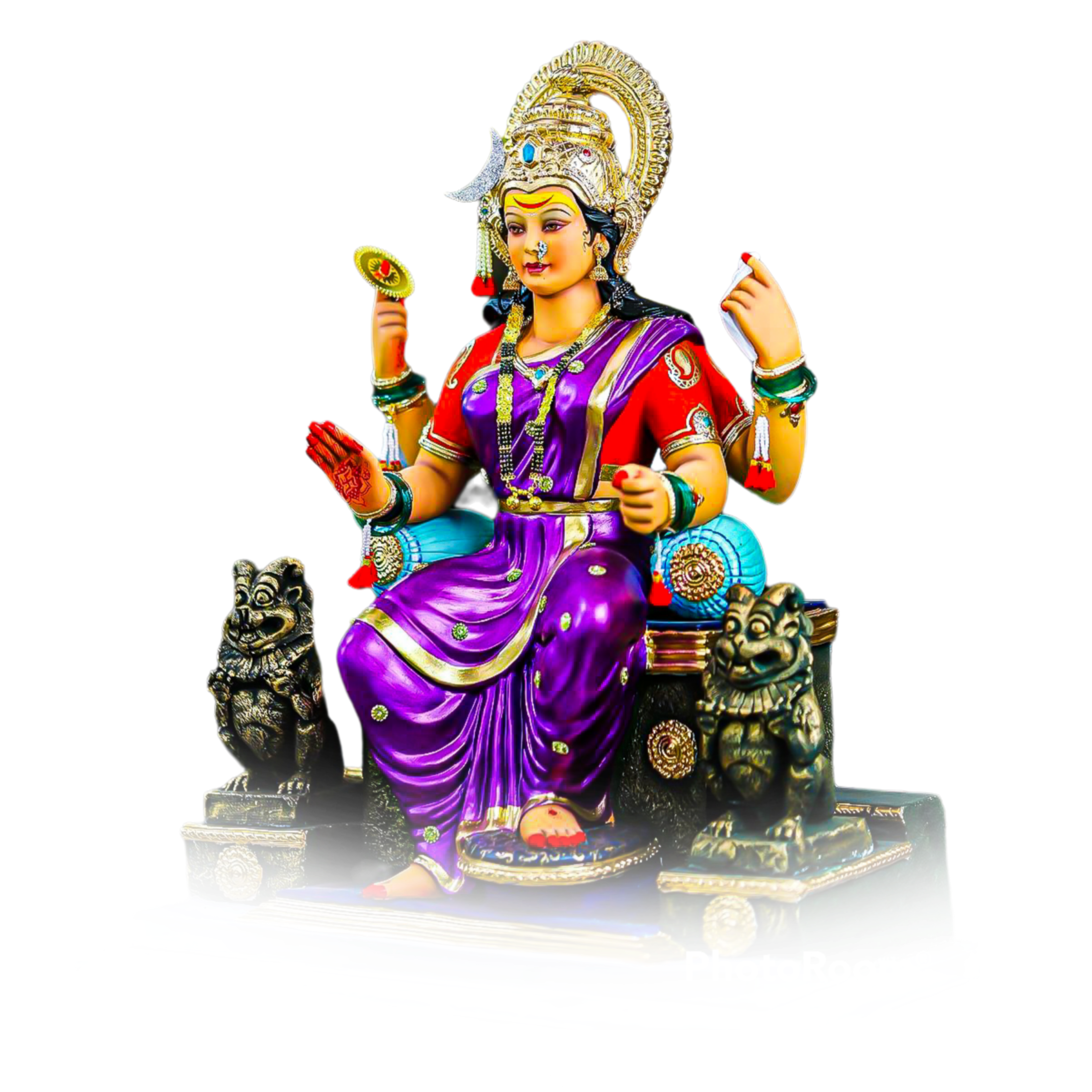 Durga Mata Hd Png Image Navratri Special (8)