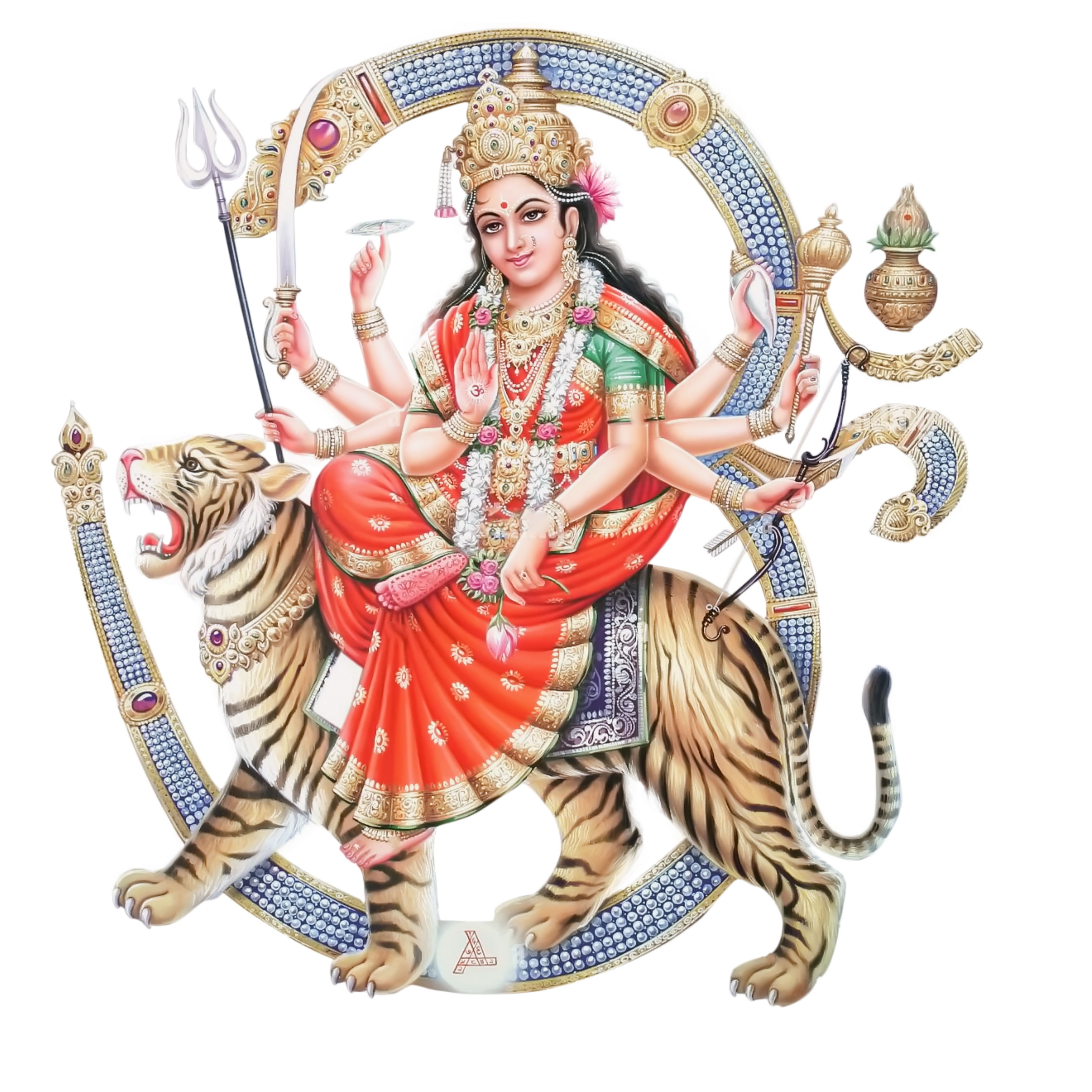 Durga Mata Hd Png Image Navratri Special (11)
