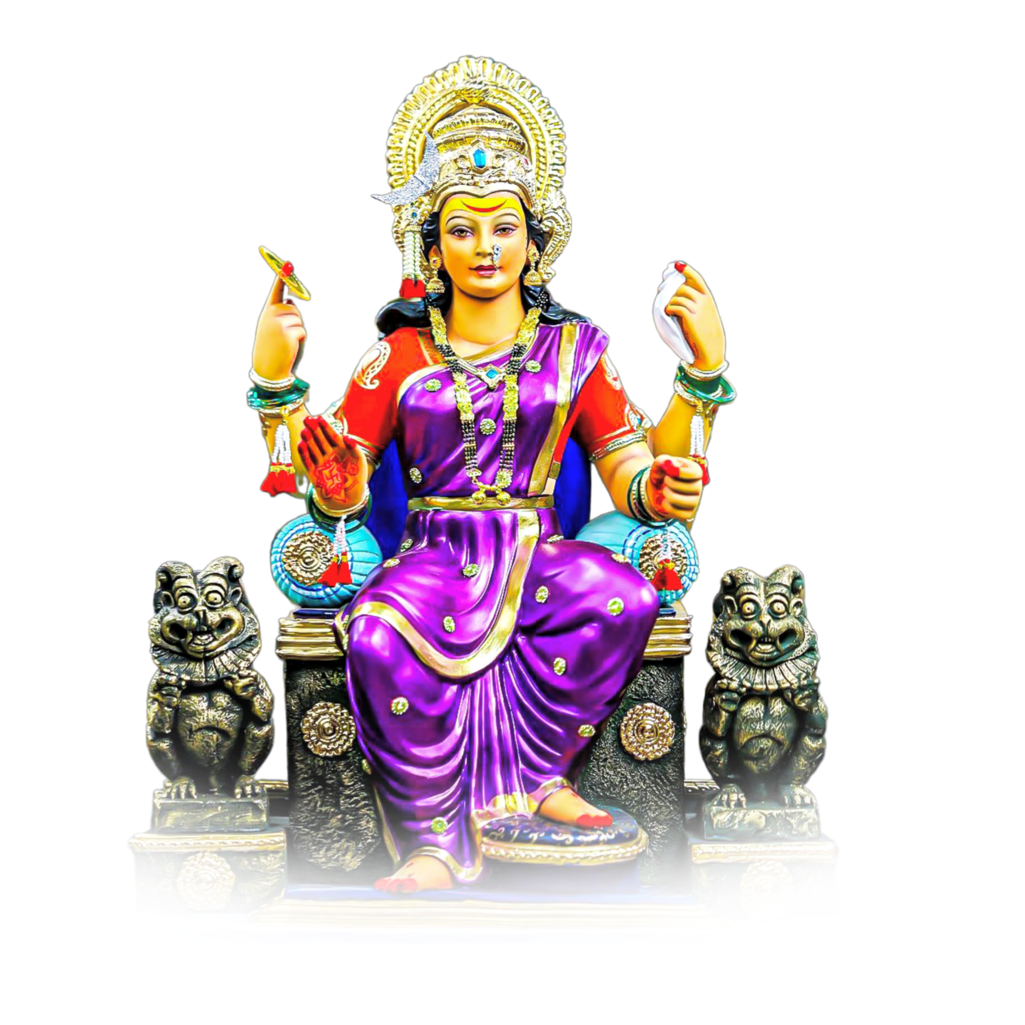 Durga Mata Hd Png Image Navratri Special (23)