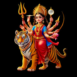 Durga Ji HD PNG Image (8)