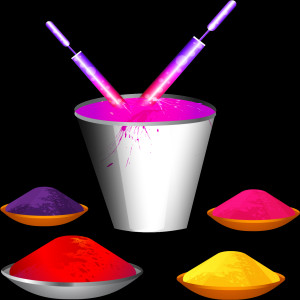Holi Special Clip Art For Bhojpuri Poster (11)